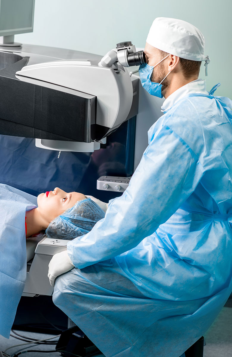 Chirurgie des yeux les progrès du laser
